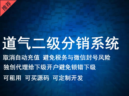 四川省道气二级分销系统 分销系统租用 微商分销系统 直销系统